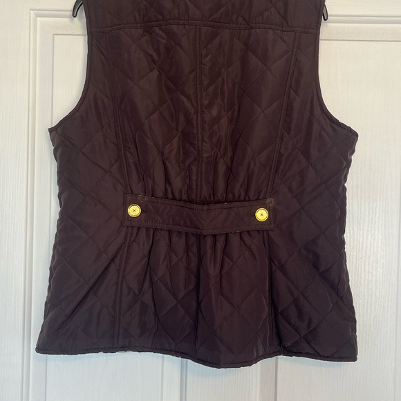 NWOT, leopard and brown quilted reversible vest. Size XL - Picture 4 of 4